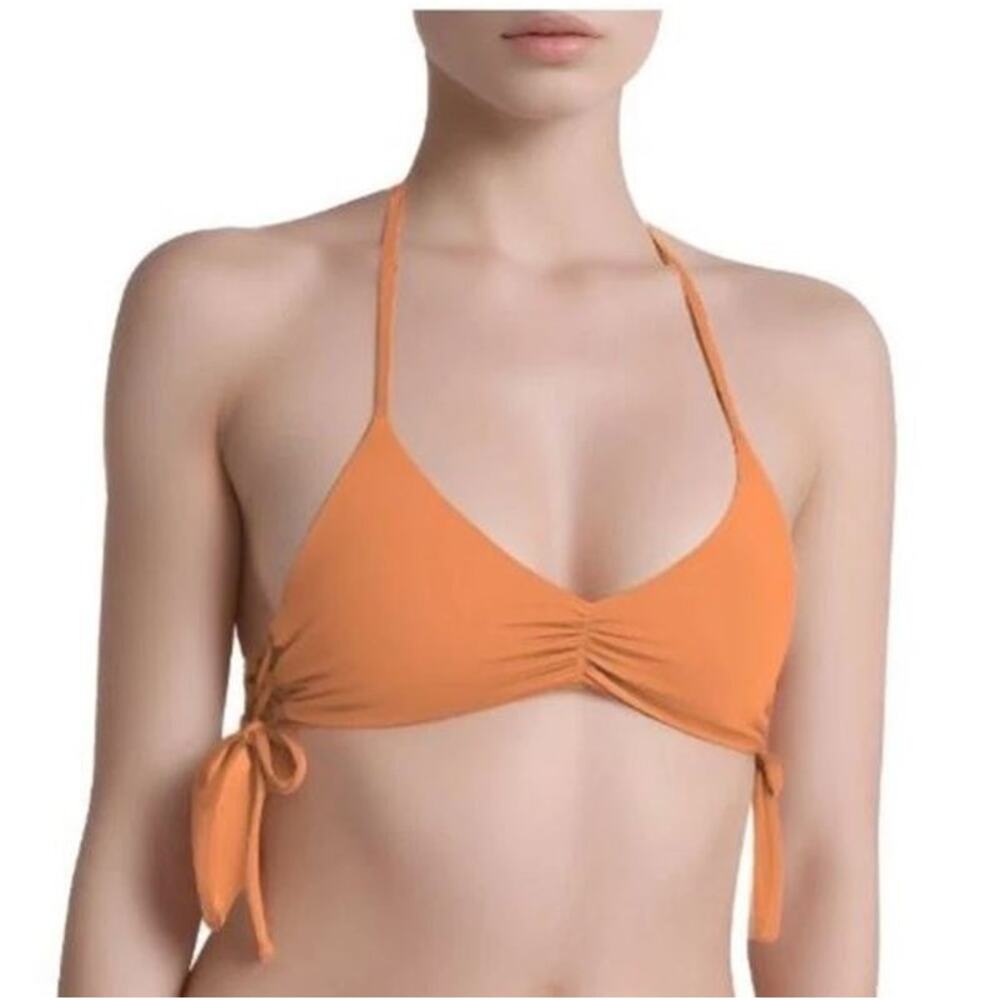 L*Space Gwen Bikini Top in Coral NWT Size Small